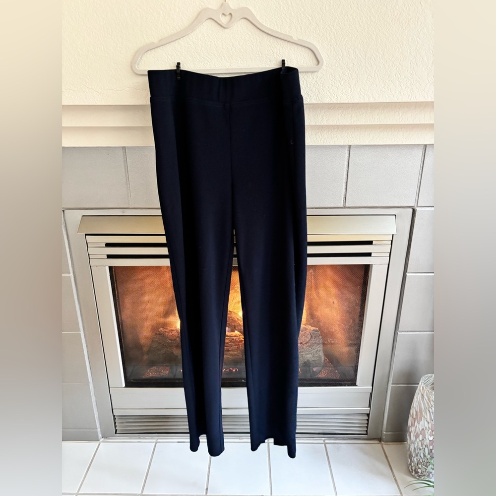 Joseph Ribkoff Women's Navy Pull-On Ponte Pants Size 14
